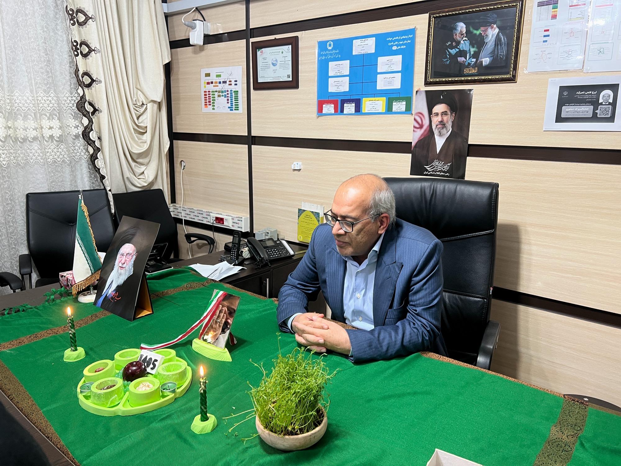 تبریک رئیس بیمارستان شهید رجایی یاسوج به مناسبت فرارسیدن عید سعید فطر و عید نوروز