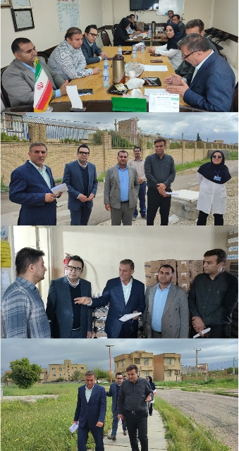 بازدید مدیر بازرسی و ارزیابی عملکرد دانشگاه علوم پزشکی یاسوج از بیمارستان امام خمینی ره دهدشت