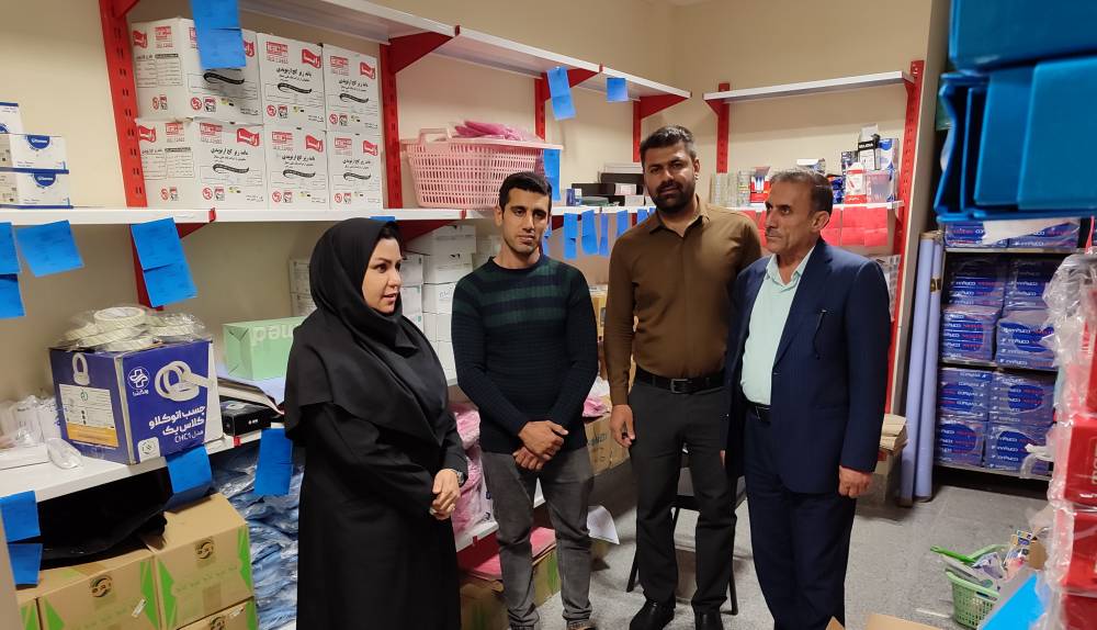 بازدید مدیر بازرسی و ارزیابی عملکرد دانشگاه علوم پزشکی یاسوج از مراکز درمانی باشت