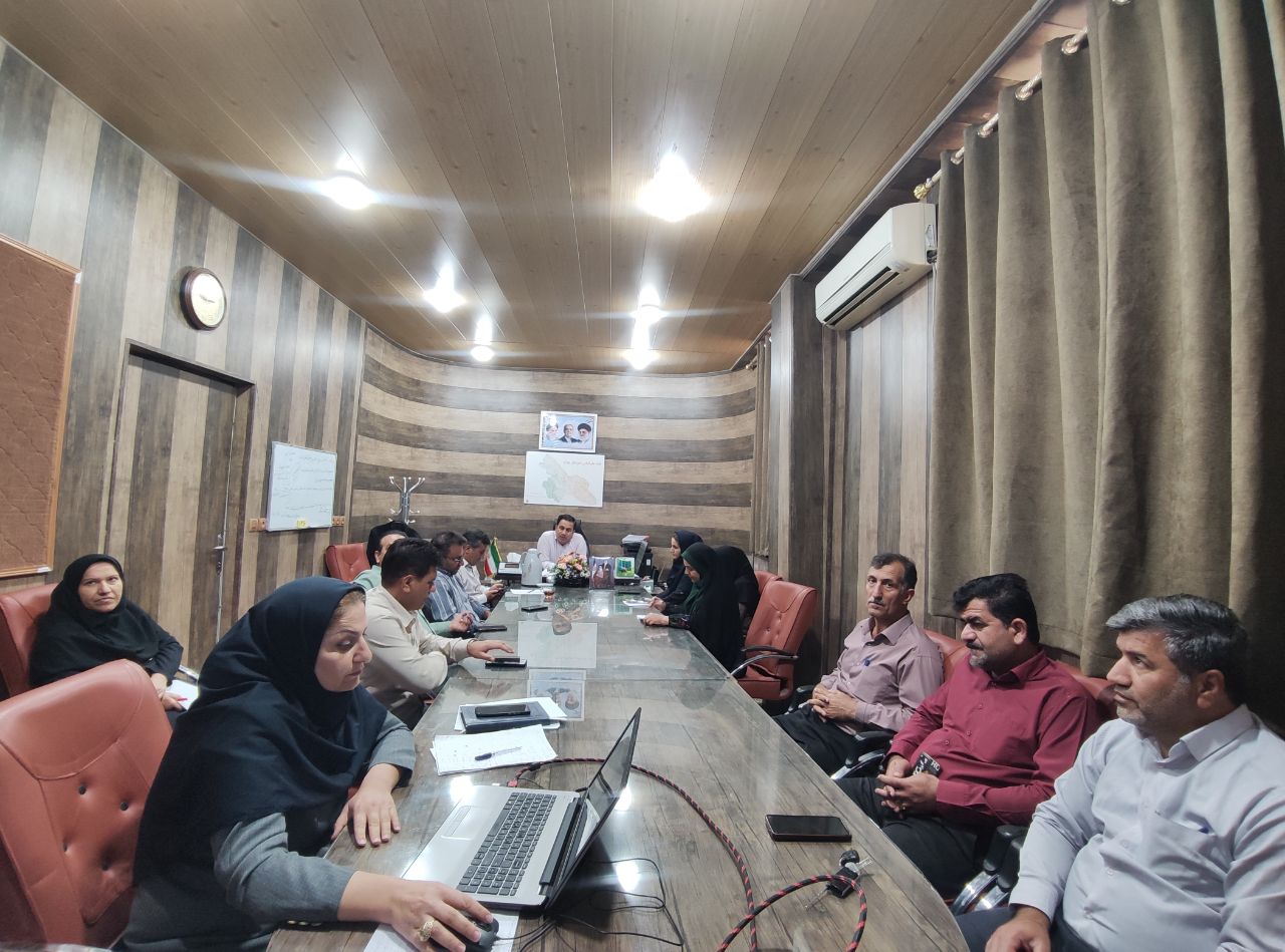 برگزازی کمیته آموزش و سواد رسانه ای بهداشتی در چرام