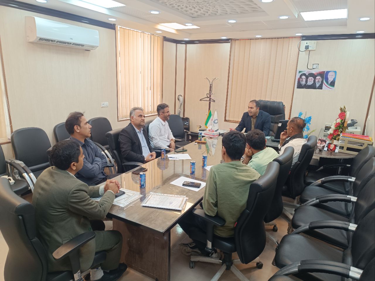 برگزاری نشست خبری مدیر شبکه بهداشت و درمان شهرستان بهمئی با اصحاب رسانه