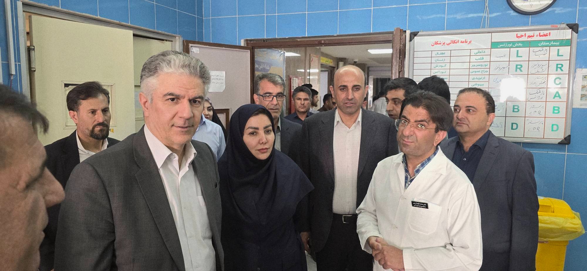 بازدید معاون درمان وزارت بهداشت از بیمارستان شهید دکتر جلیل یاسوج