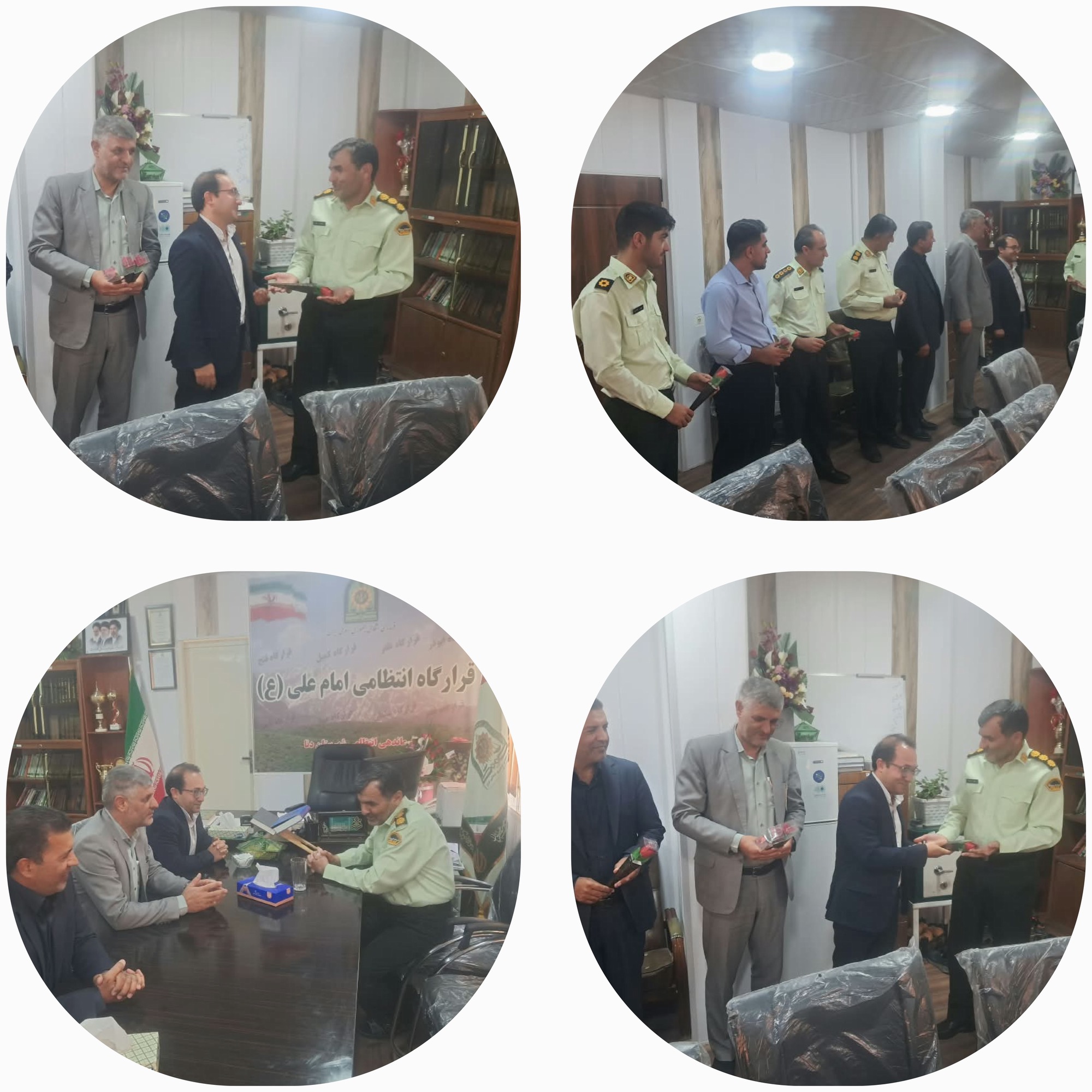 تجلیل سرپرست شبکه بهداشت و درمان دنا از تلاشگران عرصه نظم و امنیت