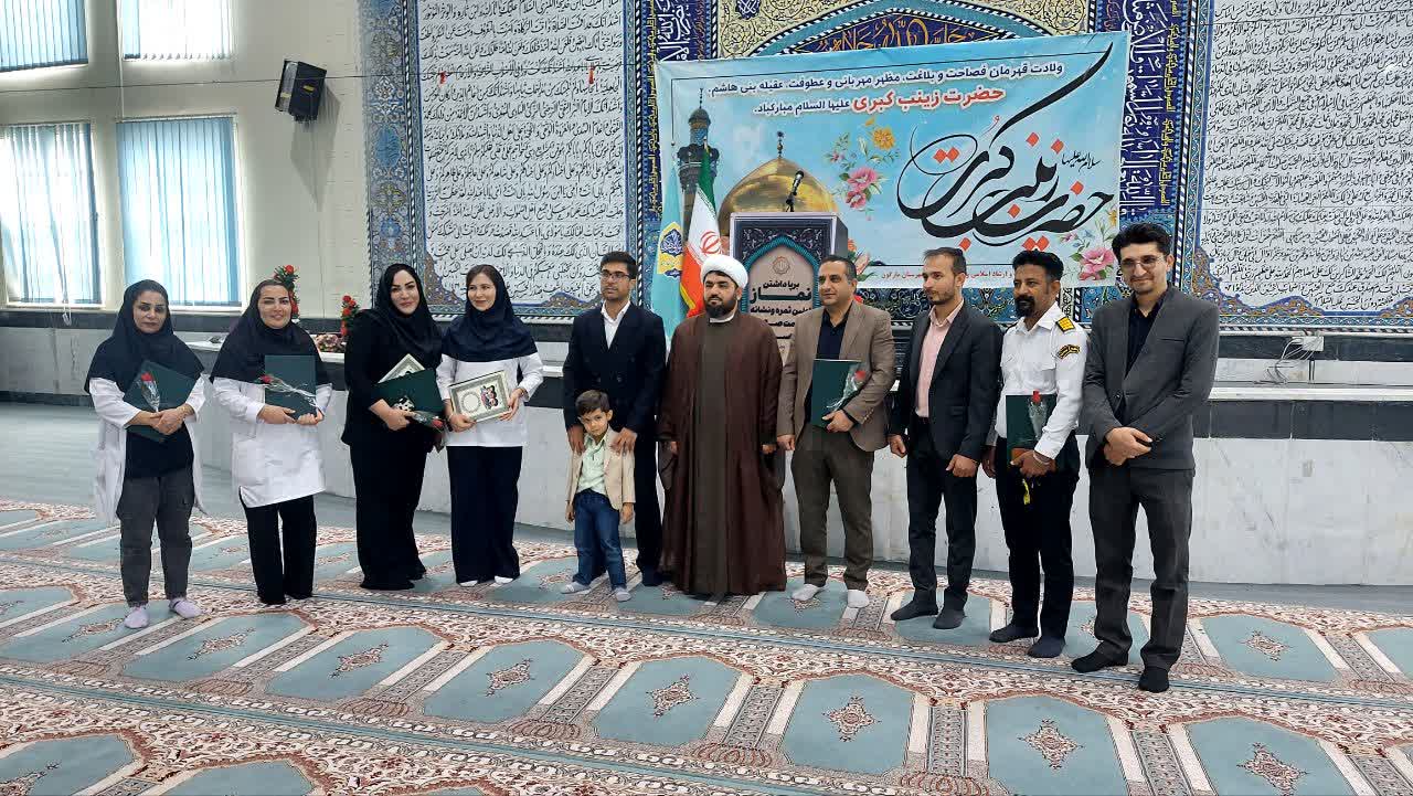 تجلیل از پرستاران شهرستان مارگون در سالروز ولادت حضرت زینب کبری(س)