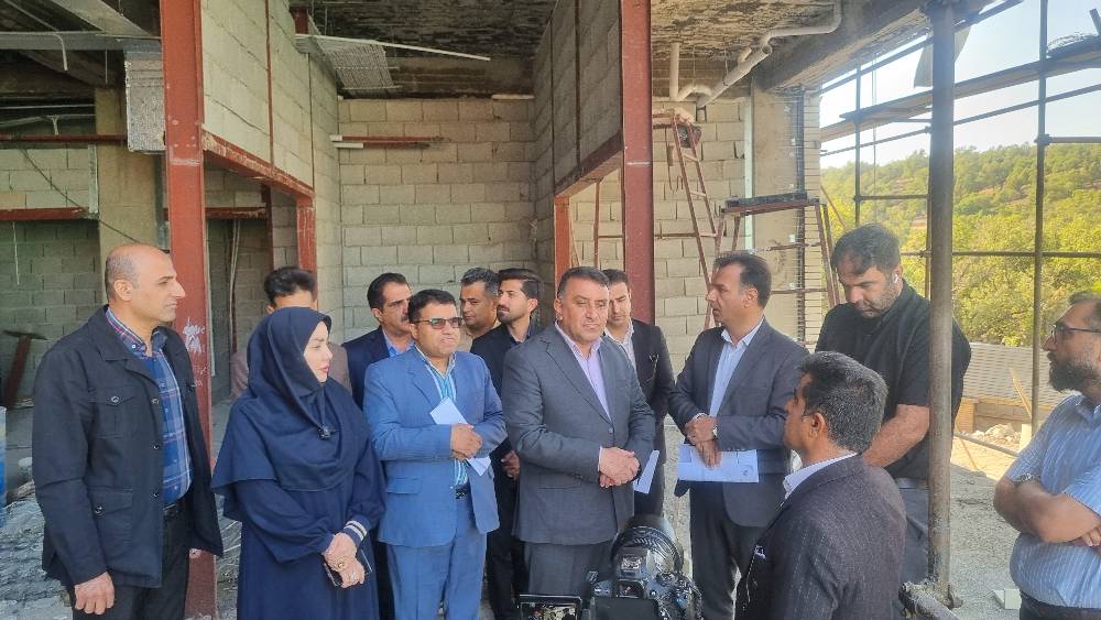 بازدید رئیس دانشگاه علوم پزشکی یاسوج و نماینده مردم بویراحمد، دنا و مارگون از پروژههای عمرانی حوزه سلامت