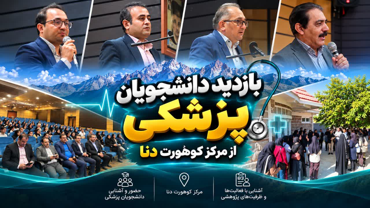 بازدید دانشجویان پزشکی از مرکز تحقیقاتی کوهورت دنا (سیسخت)