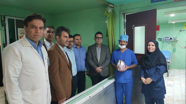 تجلیل از تلاشگران عرصه بیهوشی در بیمارستان دهدشت