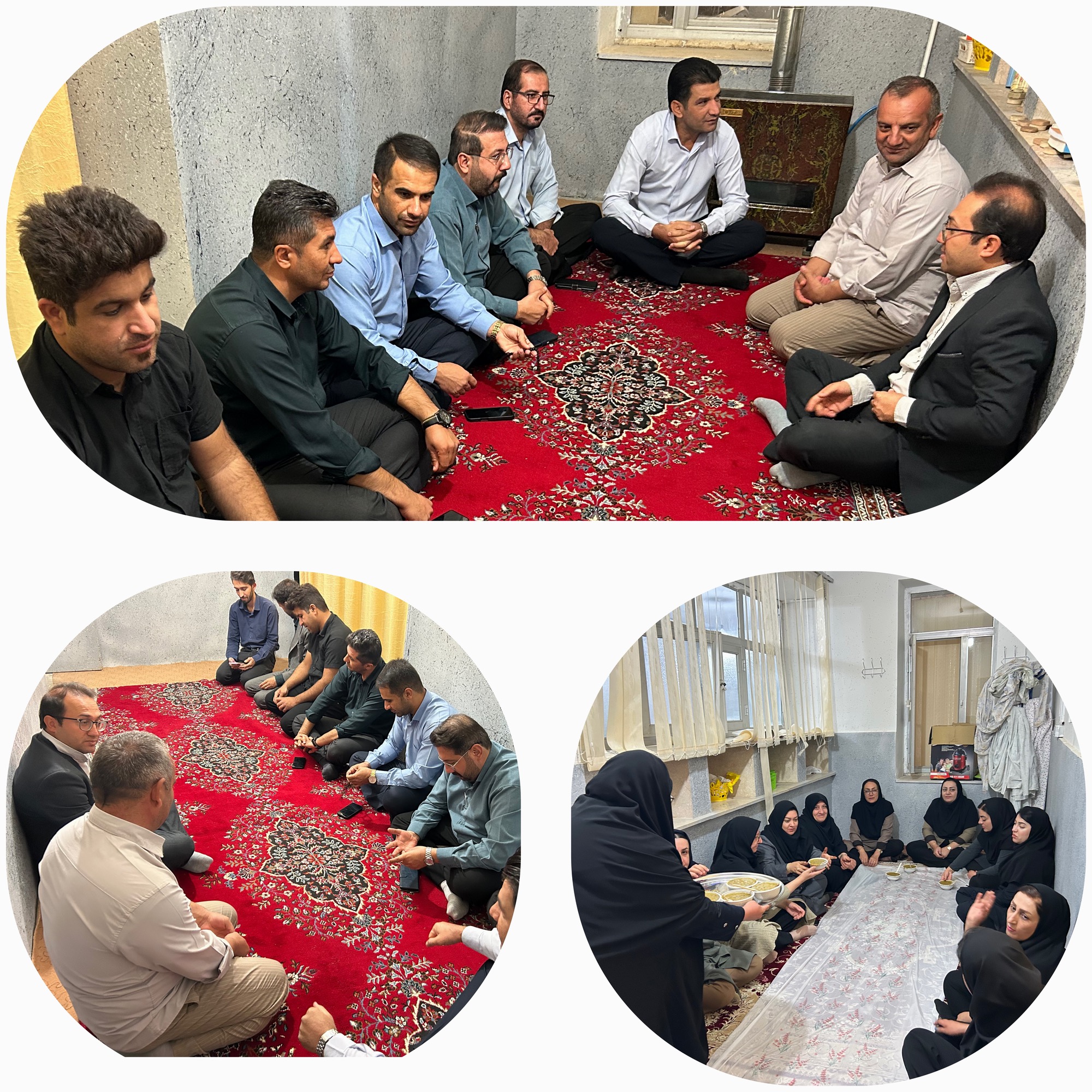 محفل معنوی زیارت عاشورا کارکنان ستادی شبکه بهداشت و درمان دنا