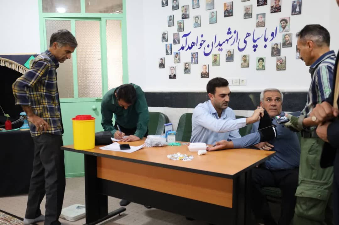 غربالگری سلامت همکاران ستاد دانشگاه به مناسبت روز جهانی قلب